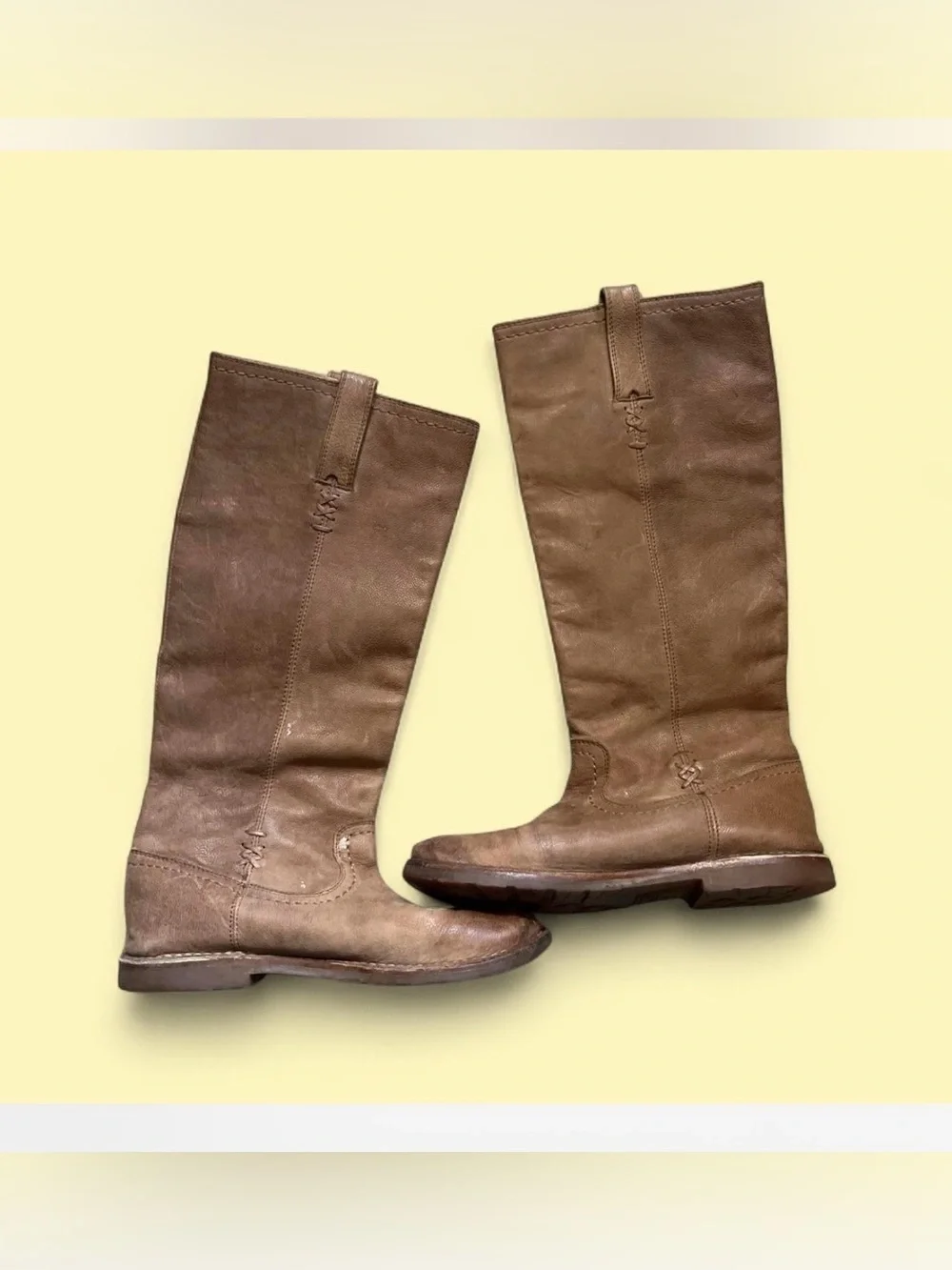 Vintage Frye Brown Leather Women's Boots
